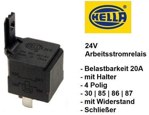 Hella arbeitsstrom relais - arbeitsstrom,