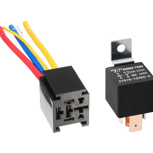 12v 80a autorelais mit - 12v,